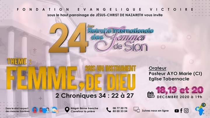 24ème RETRAITE INTERNATIONALE DES FEMMES DE SION